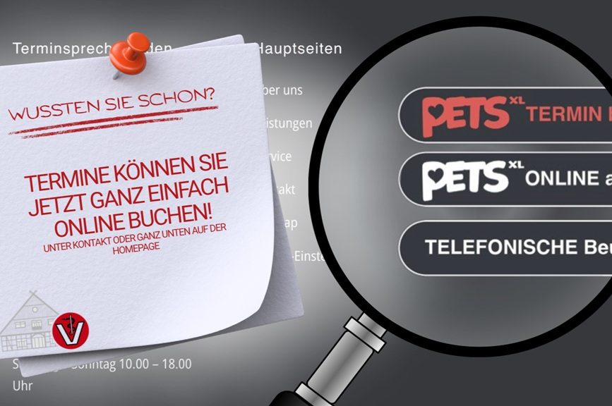 Termine ganz einfach online buchen!